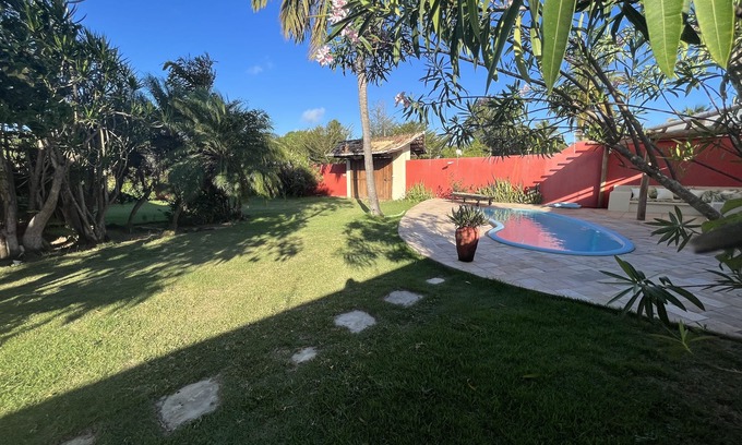 Tibau do Sul House | Pirambu house - garden, pool and gourmet area 5 minutes from the beach