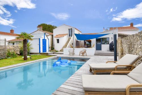 La Gueriniere House | Piscine chauffée, jardin, magnifique villa pour 10