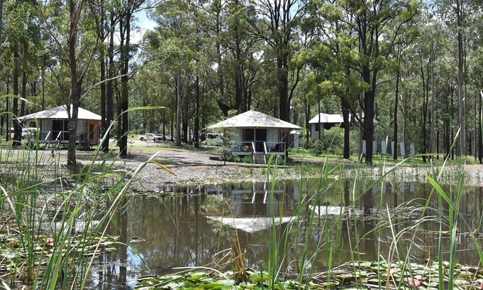 Pokolbin House | Pokolbin Glamping. Sleeps 6 across 3 eco-friendly glamping Tents