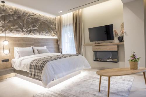 Kalambaka Apartment | Polyzos Luxury Suites Meteora #7 - Adults Friendly