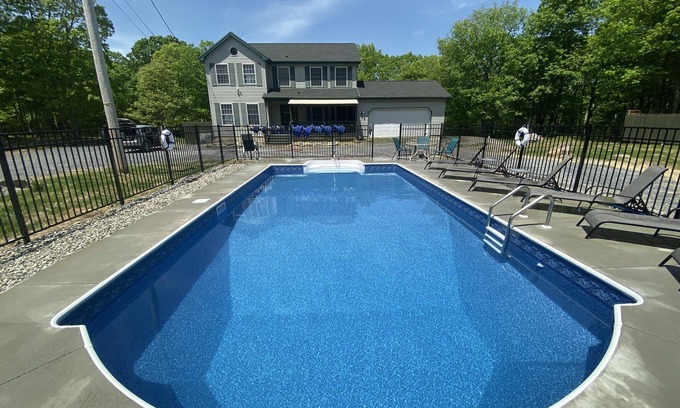 East Stroudsburg House | POOL IS OPEN. vacation home just 16 minutes from Bushkill Falls