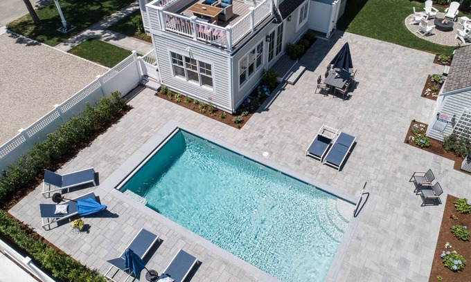 Popponesset House | Popponesset, Exclusive, 3-Bdrm, 4-Bths, heated pool, hot tub, firepit, and A/C