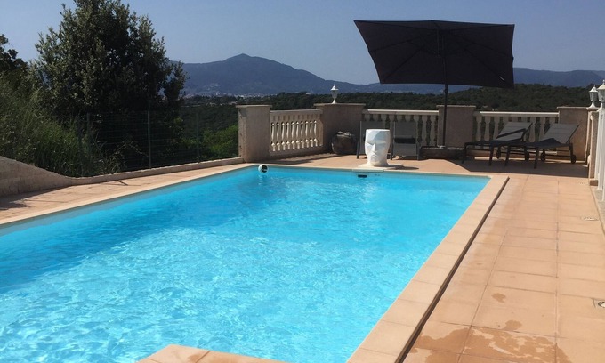 Albitreccia Apartment | PORTICCIO T2 68 M², air-conditioned, garden level, swimming pool, 120 m2 terrace, 4*.