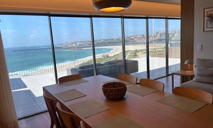 Canidelo Apartment | Porto Neptune Terrace with wonderful ocean and river view!