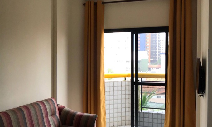 Aviacao Apartment | Praia Grande apartment 100 meters from the beach