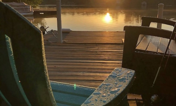 Dadeville House | Premier, Peaceful Waterfront Location! Big, clear water views! Fire table!