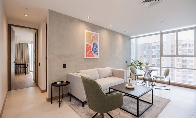San Diego Apartment | Premium 1BR Apt with Jacuzzi & A/C in El Poblado