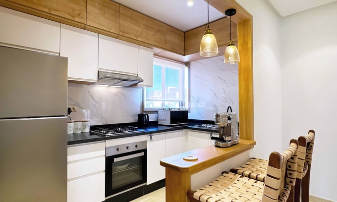 Menara Apartment | Prestigia Saphir : Appartement Moderne avec Terrasse, Piscine et Fibre Optique