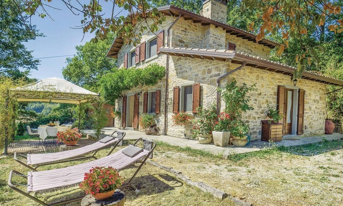 Casteldelci House | Pretty stone-built vacation house in panoramic position (700 m.a.s.l.) in the mountains of the Appen