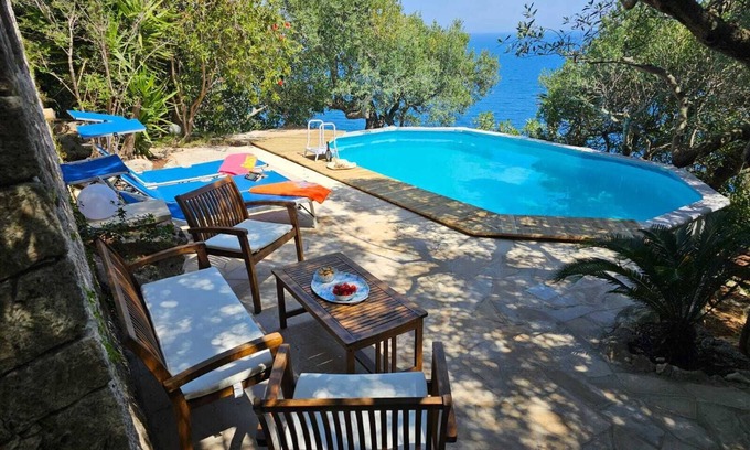 Corsano Villa | Primaluce, villa overlooking the sea, with exclusive pool, in complete privacy.