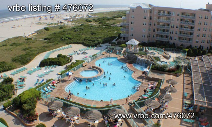 Diamond Beach Condo | Private Beach. 4 Pools! Seapointe Village TRUE 2BR, Wildwood/Cape May NJ Diamond