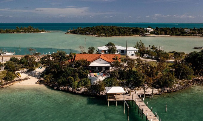 Marsh Harbour Villa | Private Beach, Dock, and Great Views!