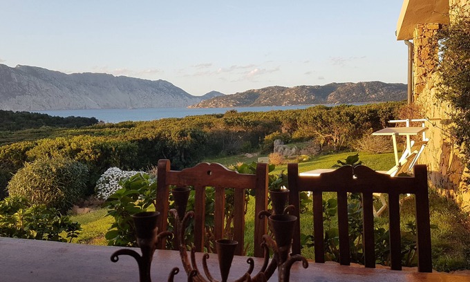 San Teodoro Villa | Private beaches and mooring at 150m transfer to the islands spectacular sea view