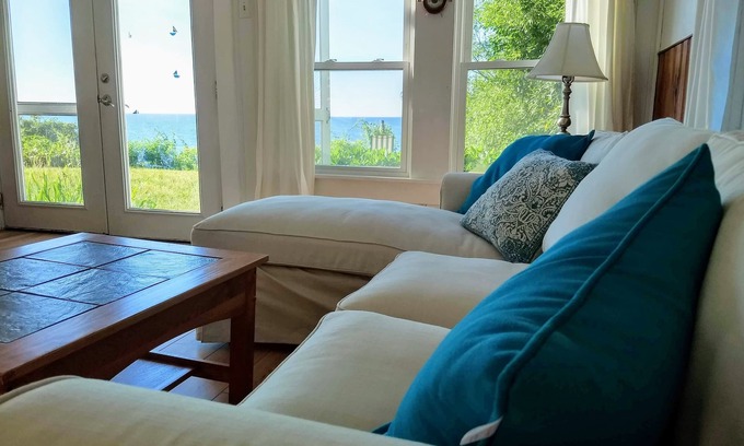 Brewster House | PRIVATE BEACHFRONT, Watch sunset over the bay. Amazing beach 360 ft long!