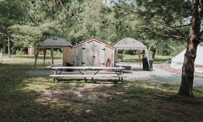 Salem RV Rental | Private Glamping Site at Family-Run Farm, Blind Buck Valley Farmstead
