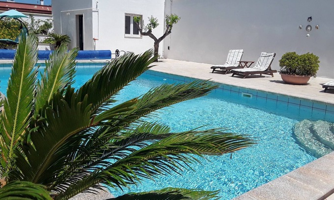 Casalabate Villa | Private heated pool, full A/C, free Wifi, near beaches, no extra charges!