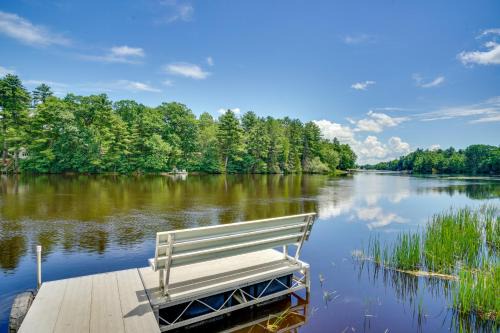 Shawano House | Private Hot Tub Riverfront Escape in Shawano