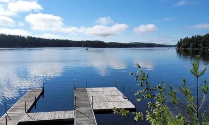 Shapleigh House | Private Lake House with Docks & Views for Days