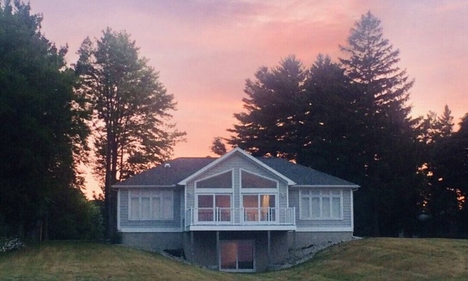 Port Sanilac House | PRIVATE LAKE PROPERTY: The Sunrise Lake House - soft sand and relaxation