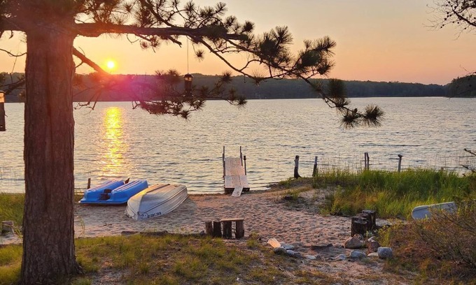 Johannesburg Cottage | Private Lakefront Cabin On 14 Acres With Beautiful Sunset Views!