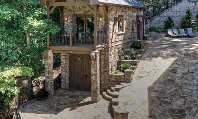Blairsville Cabin | Private Mountain Rock Cabin with Spectacular Views