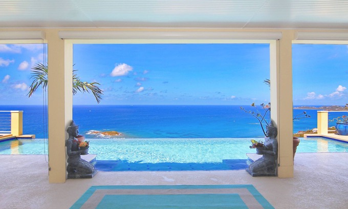 Green Cay Plantation Villa | Private Paradise! One level, panoramic views from every room!