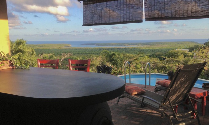 Puerto Ferro Cottage | Private Pool Bar in Paradise with Panoramic Caribbean View! a/c, WiFi, perfect!