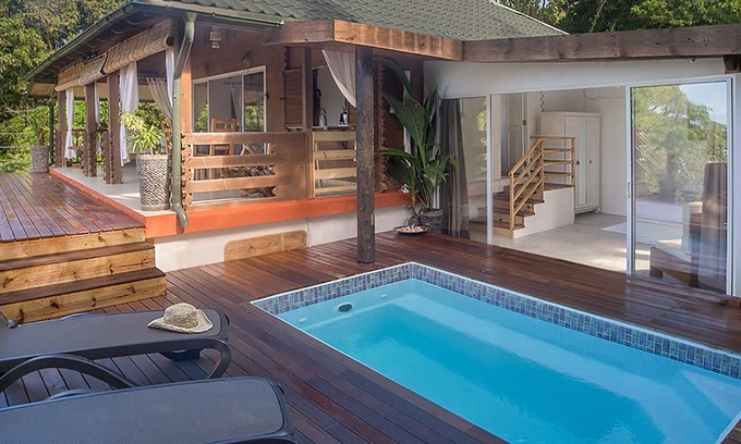 Praslin Island House | Private Pool + Free Wifi + Outdoor showernLa Pointe Beach Huts