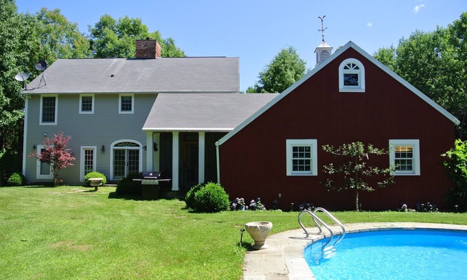 Hollowville House | Private pool on 8 acres. Minutes from Hudson, Copake Lake, OMI, Klocke & Olana!