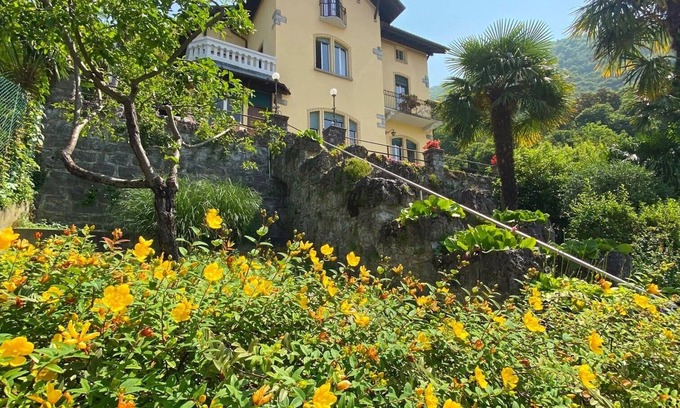 Perledo Villa | PRIVATE ROOM IN VILLA with terrace, various gardens and barbecue.
