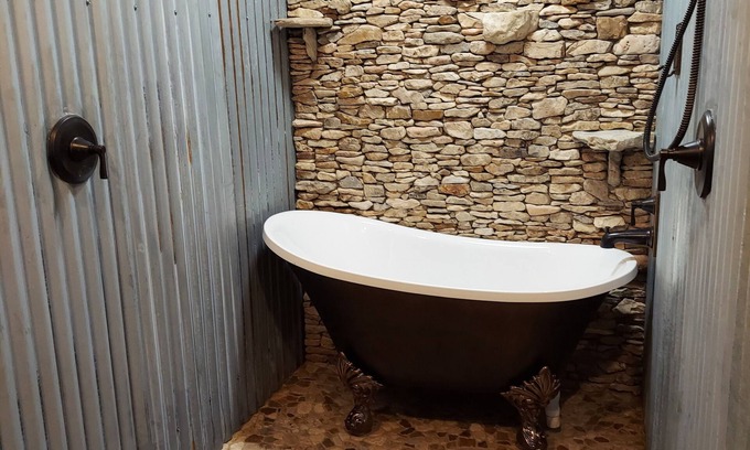 Pineville Other | Private, rustic country home with hot tub, movie theater and a view