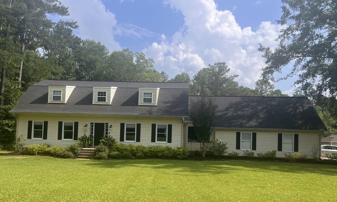 Northport House | Private setting with pool 14 mi from downtown Tuscaloosa / Bryant Denny Stadium