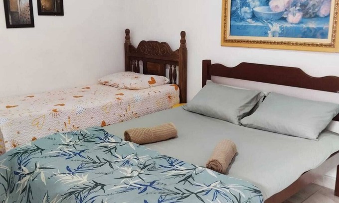 Maracana Apartment | Private suite with gourmet space, 3 blocks from the beach.
