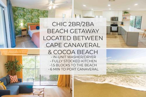 Port Canaveral Apartment | Private Tropical Beach Oasis - Coral