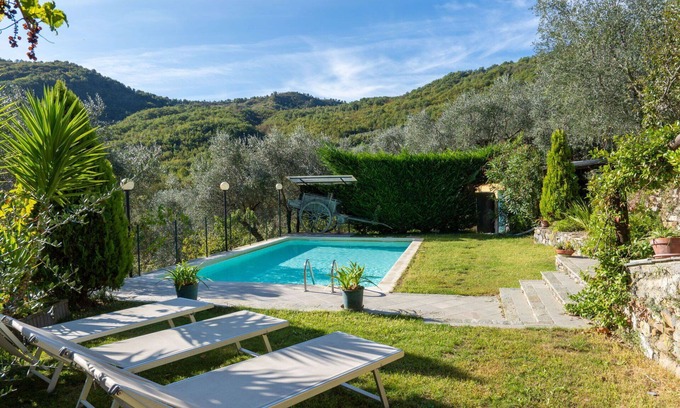 Ville San Sebastiano Villa | Private Villa with A/C, WIFI, private pool, TV, patio, pets allowed, panoramic view, parking