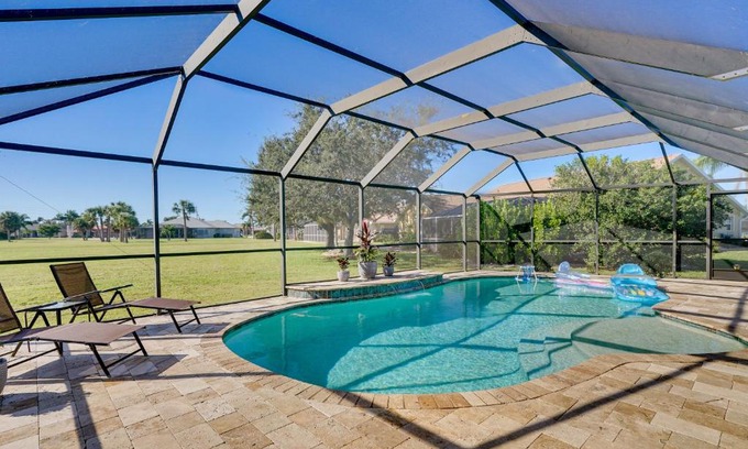 Punta Gorda House | Punta Gorda Oasis with Saltwater Pool and Gas Grill!