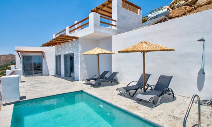 Agios Vasileios Villa | Pyrgos Exclusive villa 4 ,private pool,South Crete