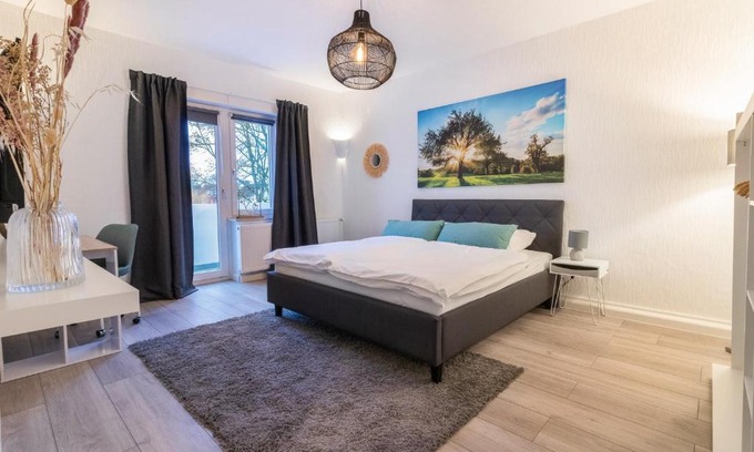 Hamme Zentrum Apartment | Q-FLATS Bochum-Hamme - verkehrsgünstig und komfortabel