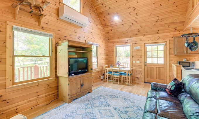 Laurel Springs Cabin | Quaint Cabin w/Stream in Blue Ridge!