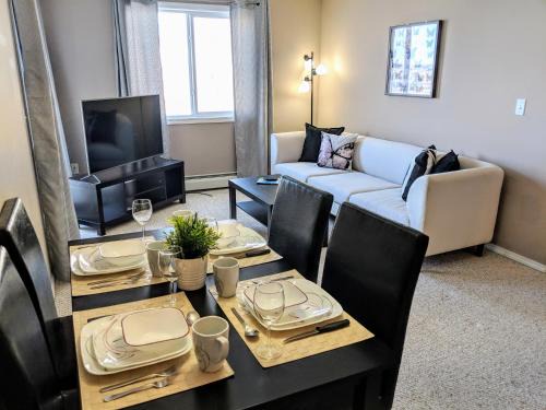 Stony Plain Apartment | Quiet 2 Bed 2 Bath close to Westview Hospital