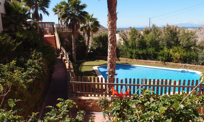 Los Geraeos Apartment | Quiet apartment in mountain overlooking Aguilas bay. Free Wifi. Swimming Pool.