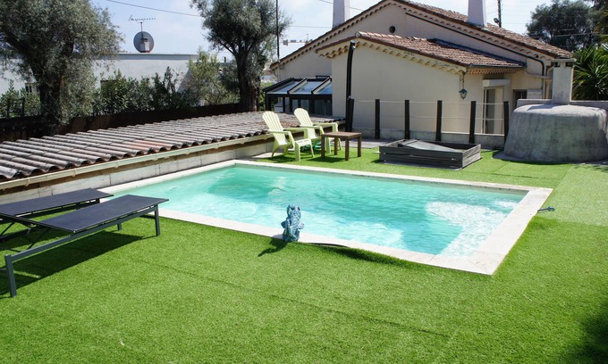 Juan-les-Pins House | QUIET HOUSE WITH POOL BETWEEN ANTIBES AND JUAN LES PINS