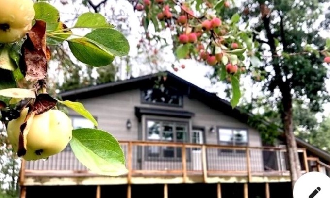 Manitoba Other | Quiet, serene accommodation with fire pit, lake view, screened-in sitting area.