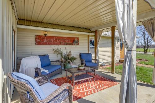 New Haven Huron County House | Quiet Shiloh Retreat with Spacious Yard and Fireplace!