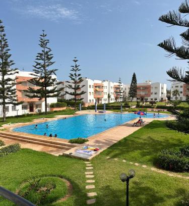 Pont Blondin Apartment | Résidence Oubaha - Grand appartement avec piscine