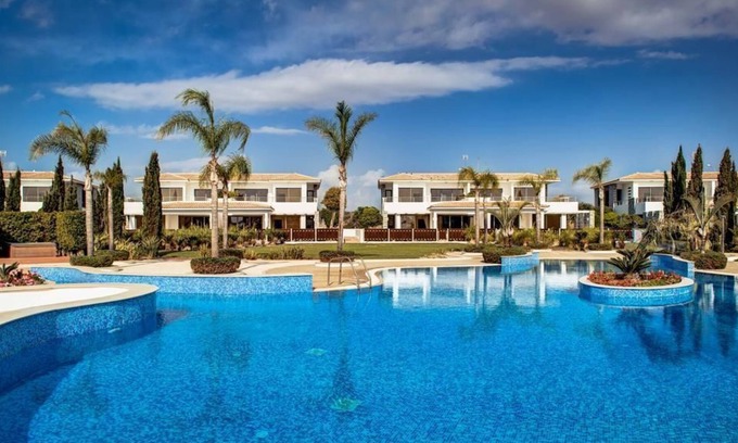 Mazotos Villa | R 1050 Francis Villa with Side Sea View, High-speed Internet Access & Lounge
