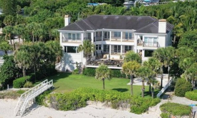 Nokomis House | Rare private beachfront estate on Gulf of Mexico.