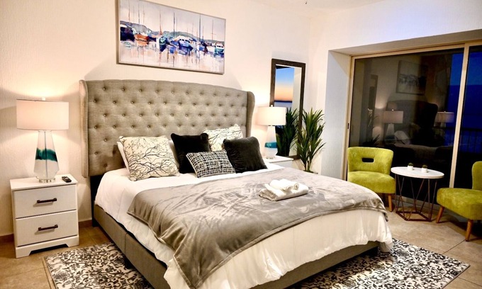 Bella Vista Apartment | Relax and enjoy the view. Luxurious beachfront 2 bedroom condo. Sonoran Sky 507
