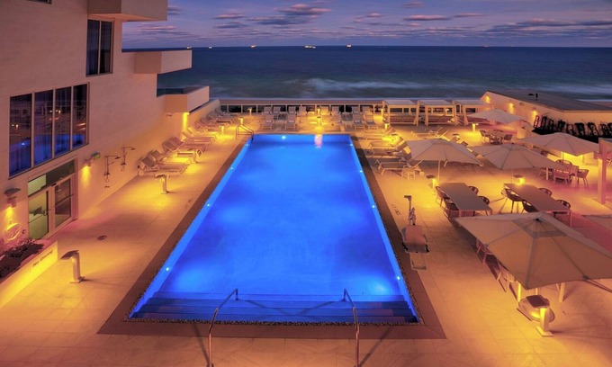 Central Beach House | Relax in Oceanfront Room! Pool Access, Walk to Vibrant Beach and Dining