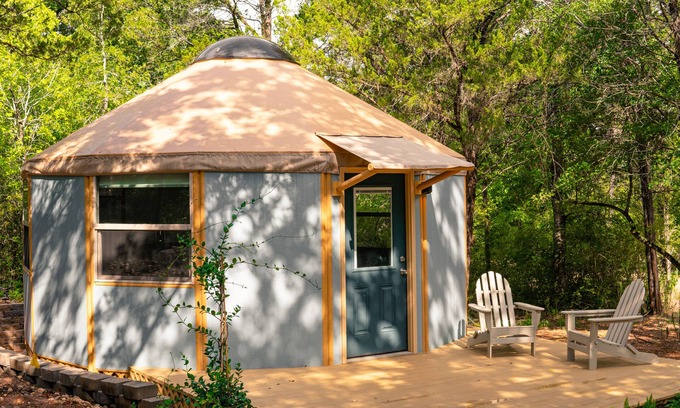 Bastrop Cabin | Relax in your own secluded Yurt Cabin nestled into a 200+ acre Property!